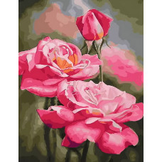 Живопись по номерам Paintboy Утренние розы 40x50