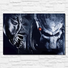 Картина по номерам Бруталити Игра Aliens vs Predator 11544 Г 60x40 см Картина по номерам Бруталити Игра Aliens vs Predator 11544 Г 60x40 см