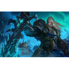 Картина по номерам на холсте World of warcraft Артас 375