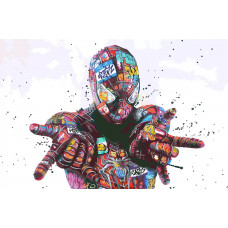 Картина по номерам Красиво Красим Spider Street Art, 40 х 60 см