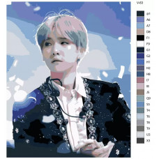 Живопись по номерам BRUSHES-PAINTS K-Pop Exo