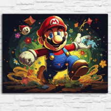 Живопись по номерам Бруталити Игра Mario 13729 Г