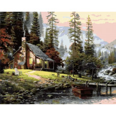 Картина по номерам Цветной Безмятежное уединение, 40x50