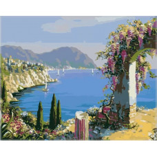 Картина по номерам Paintboy Солнечная терраса на Капри, 40x50 см