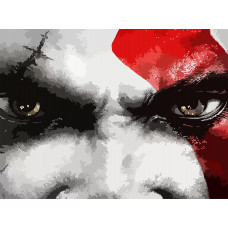 Картина по номерам Бруталити Игра God of War Кратос 6220 Г на холсте 30x40 Картина по номерам Бруталити Игра God of War Кратос 6220 Г на холсте 30x40