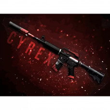 Картина по номерам Бруталити Counter Strike 12 на холсте 40x30