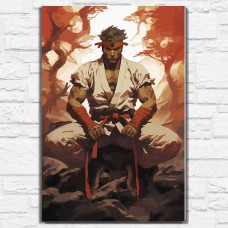 Живопись по номерам Бруталити Игра Street Fighter 13585 В