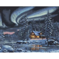 Живопись по номерам Paintboy Северное сияние