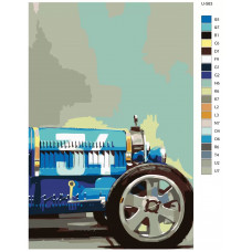 Живопись по номерам BRUSHES-PAINTS Арт тачки