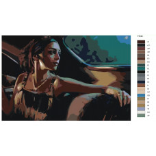 Живопись по номерам BRUSHES-PAINTS Репродукция картины Фабиана Переса - Гламур Живопись по номерам BRUSHES-PAINTS Репродукция картины Фабиана Переса - Гламур