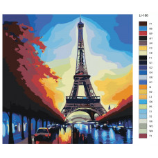 Картина по номерам, Живопись по номерам, 48 x 48, LI-186
