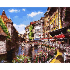 Картина по номерам Paintboy Канал летом, 40x50