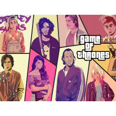 Картина по номерам Бруталити Сериал игра престолов 8825 Г на холсте 30 x 40 Картина по номерам Бруталити Сериал игра престолов 8825 Г на холсте 30 x 40