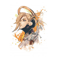 Картина по номерам Красиво Красим Overwatch - Ангел в профиль, 80 х 100 см