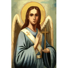 Картина по номерам Бруталити Икона ангела хранителя 1690 на холсте 60 x 40 Картина по номерам Бруталити Икона ангела хранителя 1690 на холсте 60 x 40