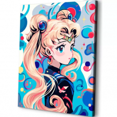 Картина по номерам на холсте ART and Relax Магия Сейлор Мун 40x50