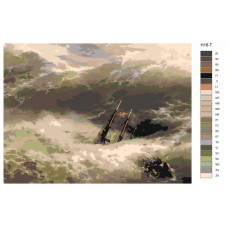 Живопись по номерам BRUSHES-PAINTS Айвазовский, Девятый вал
