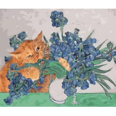 Картина по номерам Paintboy Радость кота GX34003