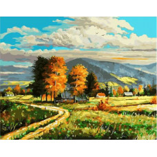 Живопись по номерам Paintboy Извилистая дорога 40x50