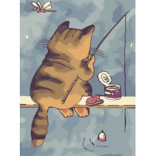 Живопись по номерам Molly Кот-рыбак