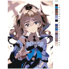 Картина по номерам BRUSHES-PAINTS Genshin Impact Геншин Импакт Барбара S129 40x60 см Картина по номерам BRUSHES-PAINTS Genshin Impact Геншин Импакт Барбара S129 40x60 см