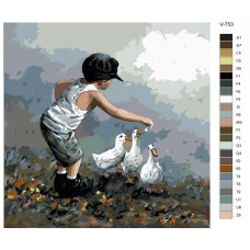 Живопись по номерам BRUSHES-PAINTS Большой мир маленького человека