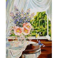 Картина по номерам Белоснежка Летнее утро, 40x50