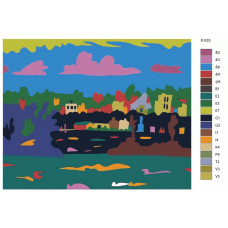 Картина по номерам BRUSHES-PAINTS Современное искусство Город X533 40x50 см Картина по номерам BRUSHES-PAINTS Современное искусство Город X533 40x50 см