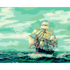Картина по номерам Paintboy Попутный ветер, 30x40 см