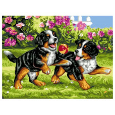 Картины по номерам Color Kit Игра в саду