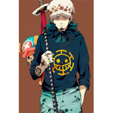 Живопись по номерам Бруталити Аниме One Piece