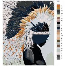 Живопись по номерам BRUSHES-PAINTS Золото