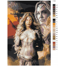 Живопись по номерам BRUSHES-PAINTS Анджелина Джоли - Тена. Вечные Живопись по номерам BRUSHES-PAINTS Анджелина Джоли - Тена. Вечные