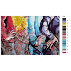 Живопись по номерам BRUSHES-PAINTS Дружба