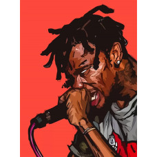 Живопись по номерам Бруталити музыка Travis Scott - 8430 В