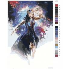 Живопись по номерам BRUSHES-PAINTS Сальма xайек-Аджак. Вечные.