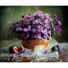 Картина по номерам Paintboy Натюрморт с инжиром, 40x50 см