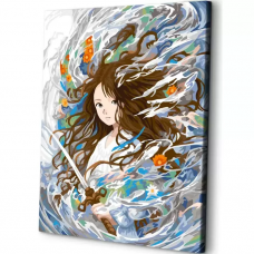 Картина по номерам на холсте ART and Relax Воительница 40x50