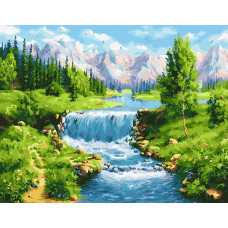 Картина по номерам Paintboy Летний пейзаж, 40x50 см