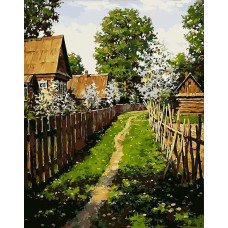 Картина по номерам ВанГогВоМне Тропинка к дому, 40x50