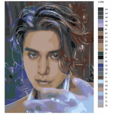 Живопись по номерам BRUSHES-PAINTS Сериал Дорама История девятихвостого лиса Портрет Lee Yeon Живопись по номерам BRUSHES-PAINTS Сериал Дорама История девятихвостого лиса Портрет Lee Yeon