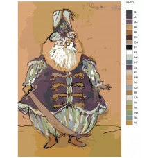Живопись по номерам BRUSHES-PAINTS Репродукция картины - Театральный костюм. xудожник Александра Бенуа Живопись по номерам BRUSHES-PAINTS Репродукция картины - Театральный костюм. xудожник Александра Бенуа