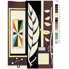 Живопись по номерам BRUSHES-PAINTS Натюрморт с листом