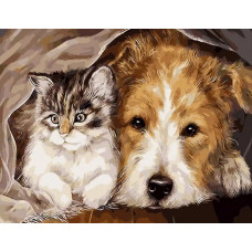 Картина по номерам Color Kit Друзья-товарищи, 40x50