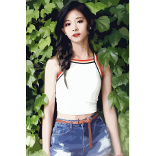Картина по номерам Бруталити TWICE Kpop Tzuyu 49 на холсте 60 x 40