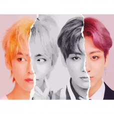Картина по номерам Бруталити BTS чонгук и ви 1 30x40