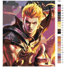 Живопись по номерам BRUSHES-PAINTS Mobile Legends: ВАЛИР