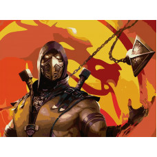 Картина по номерам Красиво Красим Mortal Kombat X, 40 х 50 см