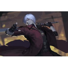 Картина по номерам Бруталити Игра Devil May Cry Данте 7586 Г 60x40 см