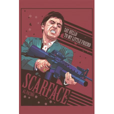 Живопись по номерам Бруталити Фильм Лицо со шрамом Scarface Тони Монтана - 6654 В Живопись по номерам Бруталити Фильм Лицо со шрамом Scarface Тони Монтана - 6654 В